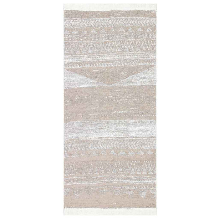 Covor, bej, 100x200 cm, bumbac WALTI