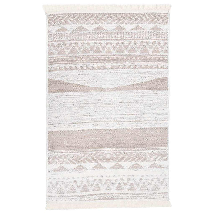 Covor, bej, 160x230 cm, bumbac WALTI