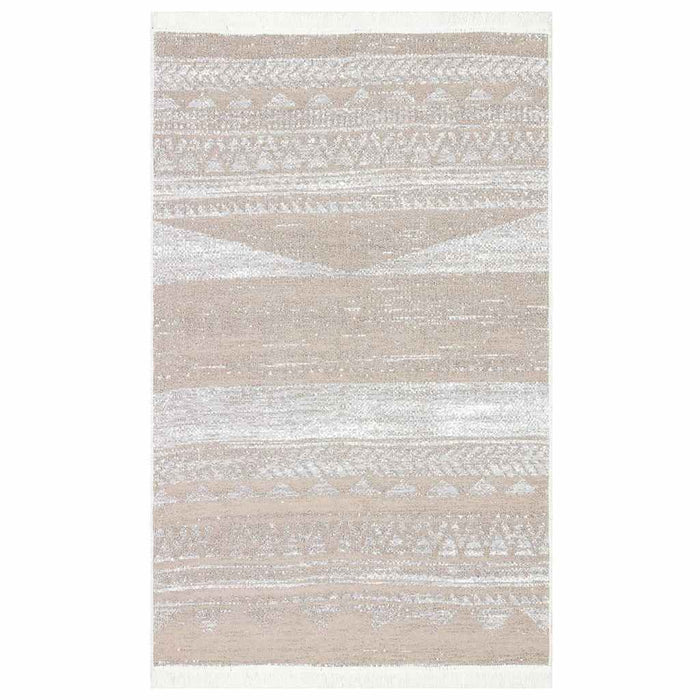 Covor, bej, 160x230 cm, bumbac WALTI