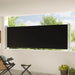 Copertină laterală retractabilă de terasă, negru, 117x600 cm - WALTI WALTI