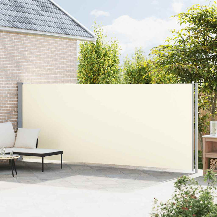Copertină laterală retractabilă de terasă, crem, 180x600 cm - WALTI WALTI