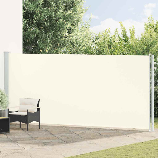 Copertină laterală retractabilă de terasă, crem, 180x600 cm - WALTI WALTI