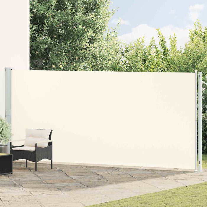 Copertină laterală retractabilă de terasă, crem, 180x600 cm - WALTI WALTI