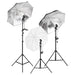 Kit lumini studio foto cu trepiede și umbrele - WALTI WALTI