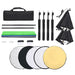 Kit de iluminat pentru studio cu fundaluri și softbox-uri - WALTI WALTI