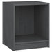 Noptiere, 2 buc., gri, 35,5x33,5x41,5 cm, lemn masiv de pin - WALTI WALTI