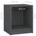 Noptiere, 2 buc., gri, 35,5x33,5x41,5 cm, lemn masiv de pin - WALTI WALTI
