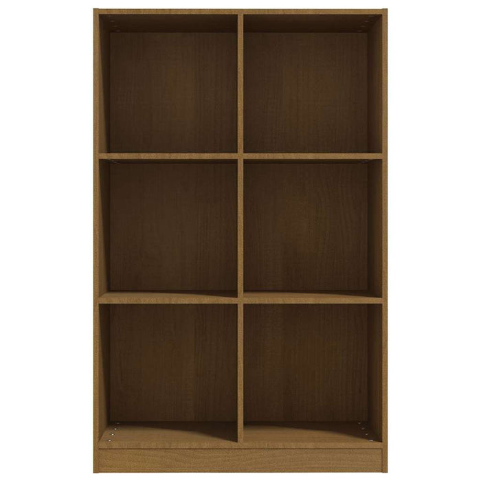 Bibliotecă, maro miere, 70x33x110 cm, lemn masiv de pin WALTI