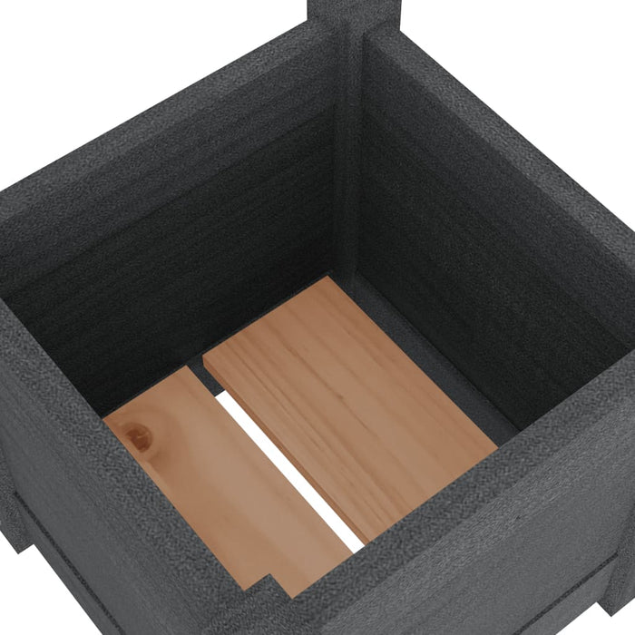 Jardiniere de grădină, 2 buc., gri, 31x31x31 cm, lemn masiv pin - WALTI WALTI
