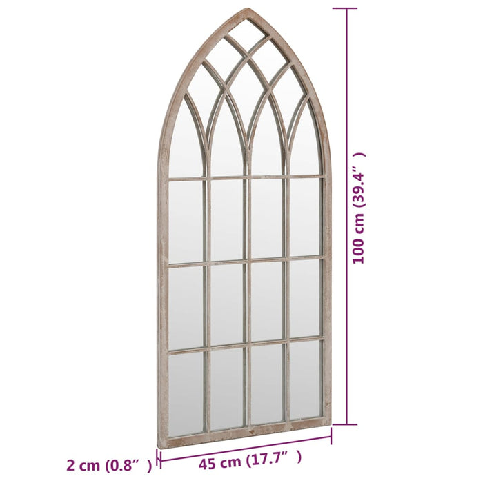 Oglindă, nisipiu, 100x45 cm pentru uz interior, fier - WALTI WALTI