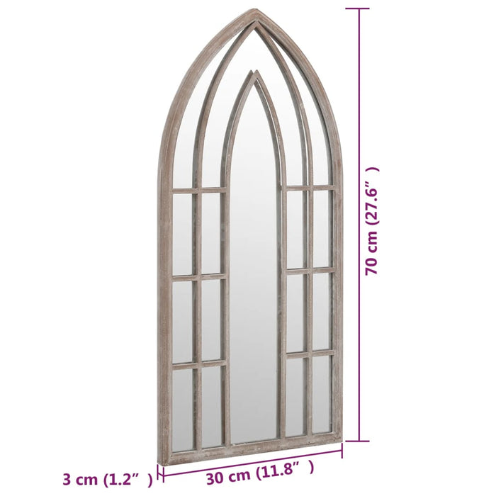 Oglindă,nisip, 70x30 cm,fier, pentru utilizare în interior - WALTI WALTI