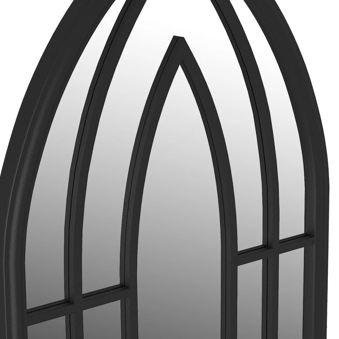 Oglindă,negru, 70x30 cm,fier, pentru utilizare în interior - WALTI WALTI