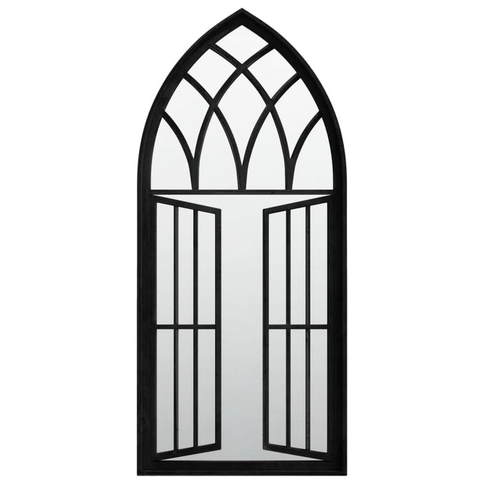 Oglindă,negru, 100x45 cm,fier, pentru utilizare în interior - WALTI WALTI