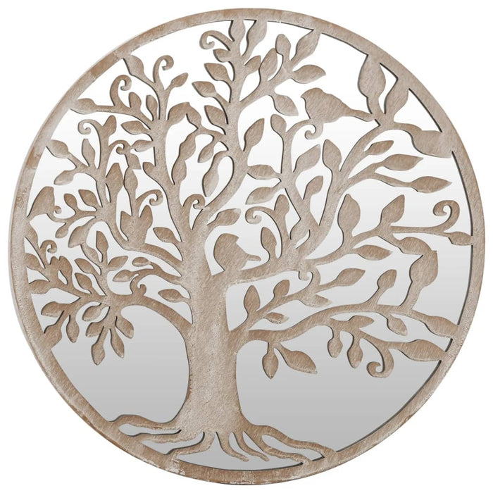Oglindă rotundă,nisip,60x2,5 cm,fier, utilizare în interior - WALTI WALTI