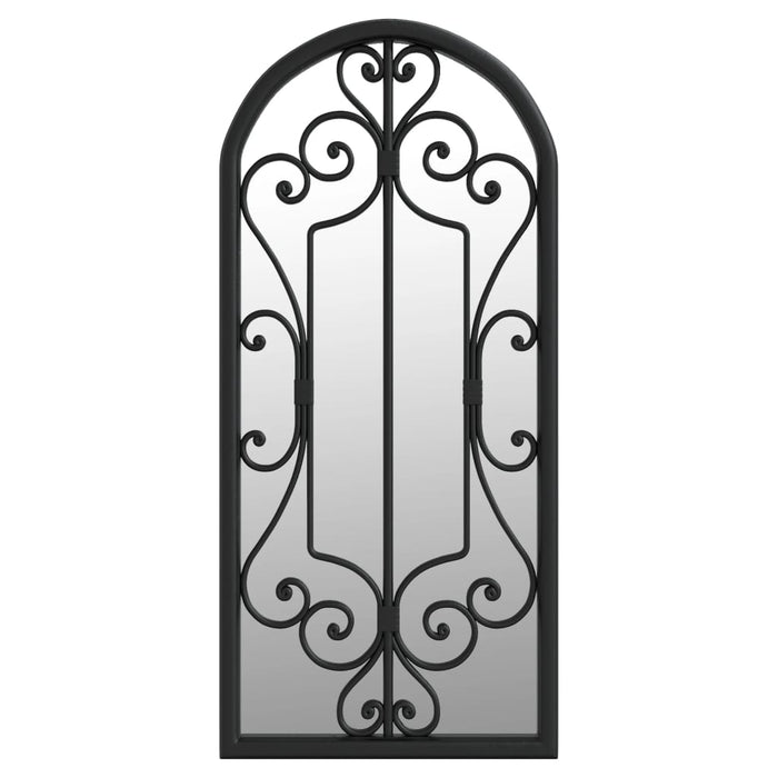 Oglindă,negru, 100x45 cm,fier, pentru utilizare în interior - WALTI WALTI