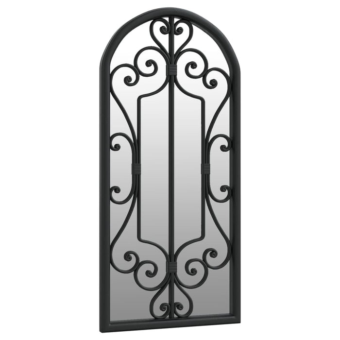 Oglindă,negru, 100x45 cm,fier, pentru utilizare în interior - WALTI WALTI