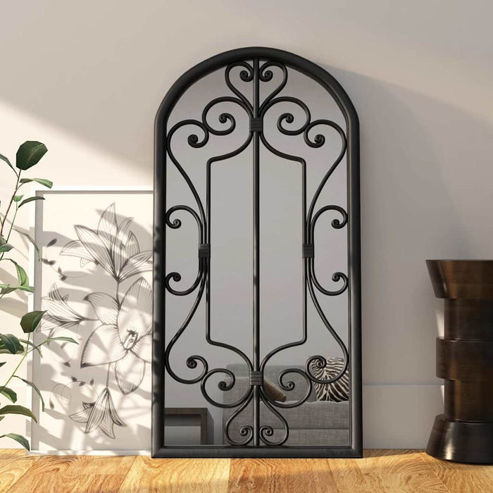 Oglindă,negru, 70x30 cm,fier, pentru utilizare în interior - WALTI WALTI