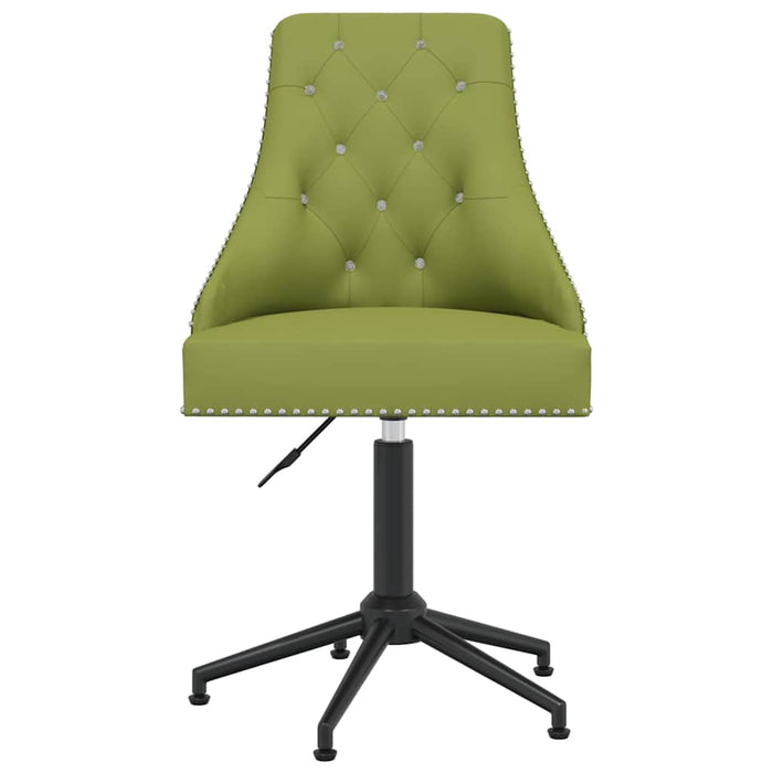 Scaune de bucătărie pivotante, 4 buc., verde deschis, catifea WALTI