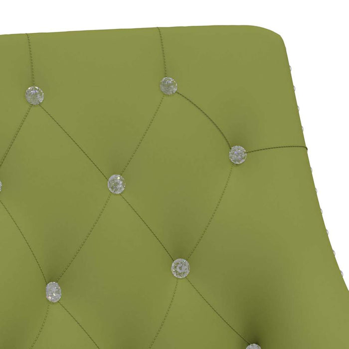 Scaune de bucătărie pivotante, 4 buc., verde deschis, catifea WALTI