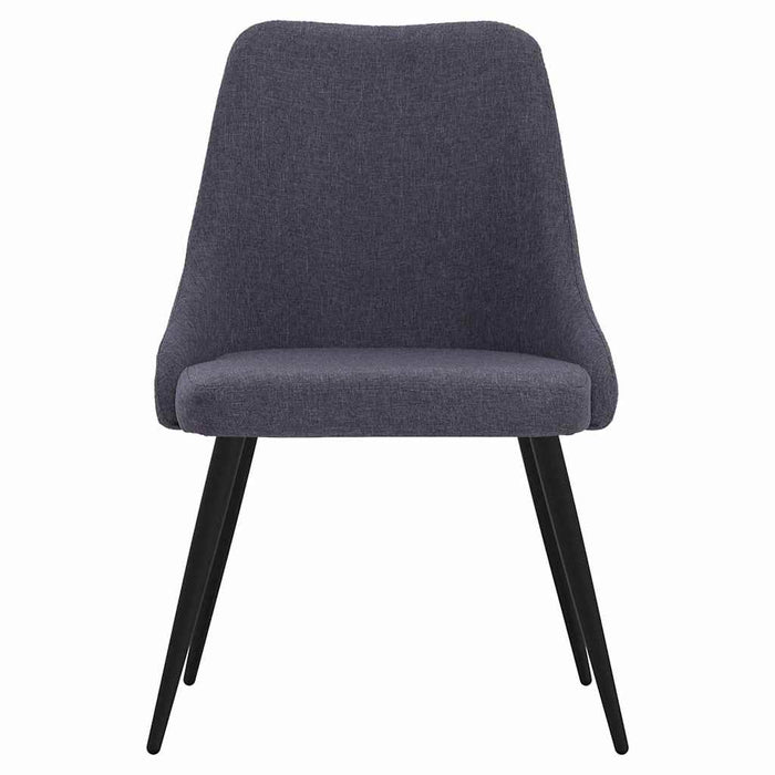 Scaune de bucătărie pivotante, 4 buc., gri închis, textil WALTI
