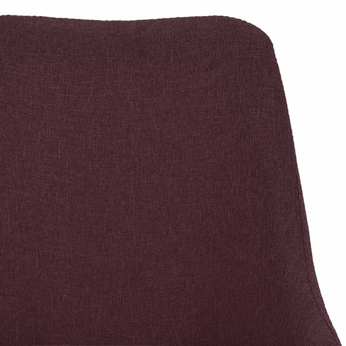 Scaune de masă, 4 buc., violet, textil WALTI