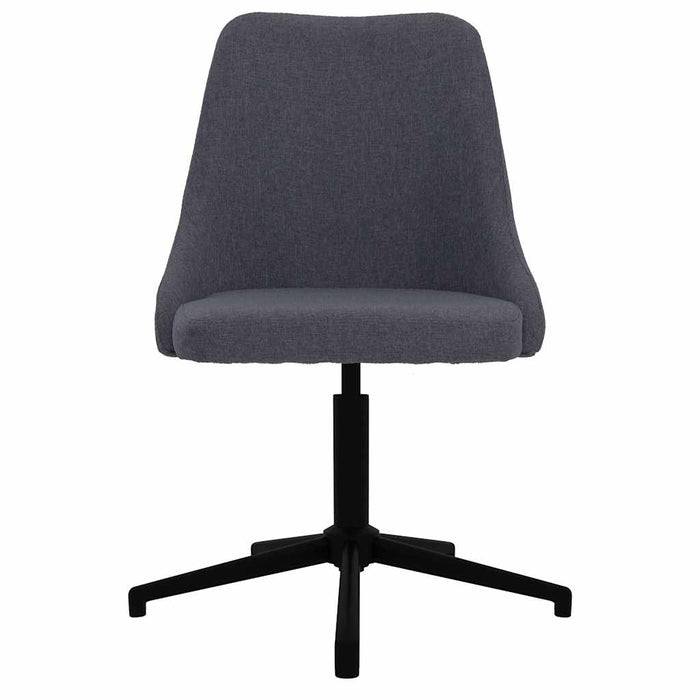 Scaune de bucătărie pivotante, 6 buc., gri închis, textil WALTI