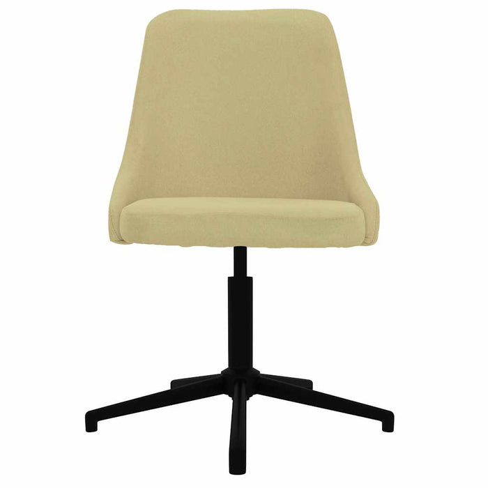Scaune de bucătărie pivotante, 6 buc., verde, material textil WALTI