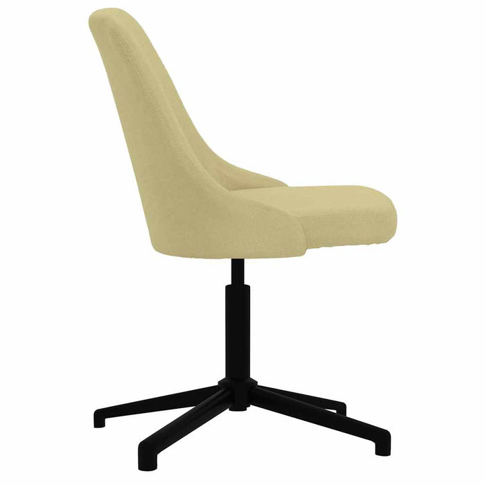 Scaune de bucătărie pivotante, 6 buc., verde, material textil WALTI
