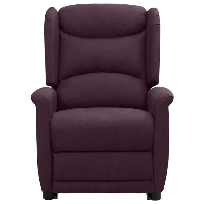 Fotoliu cu ridicare, violet, material textil WALTI
