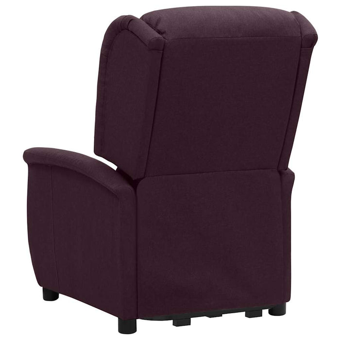 Fotoliu cu ridicare, violet, material textil WALTI