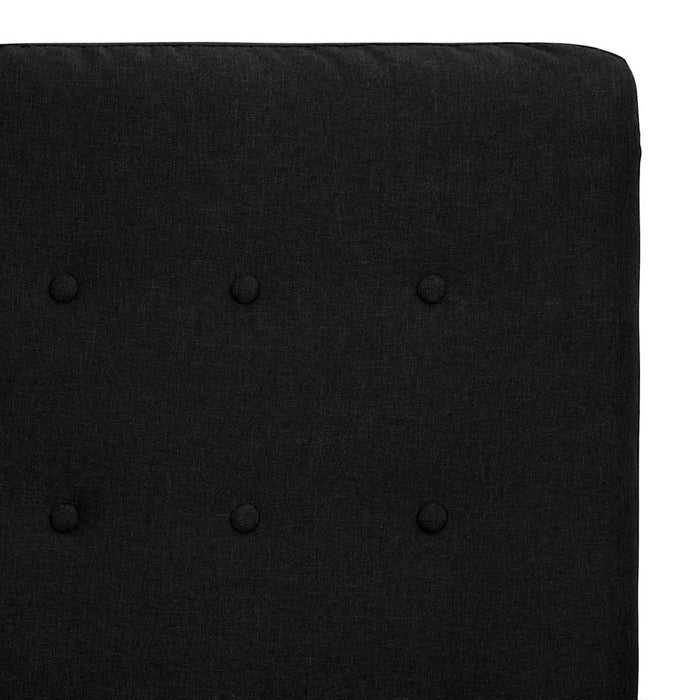 Fotoliu cu ridicare, negru, material textil WALTI