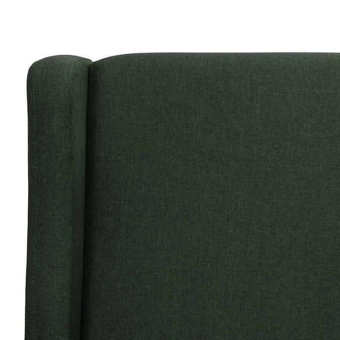 Fotoliu cu ridicare, verde închis, material textil WALTI