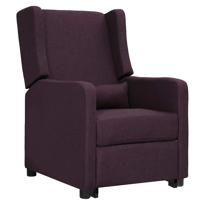 Fotoliu cu ridicare, violet, material textil WALTI