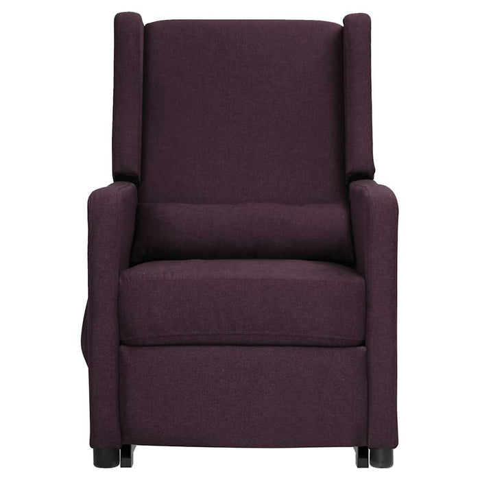 Fotoliu cu ridicare, violet, material textil WALTI