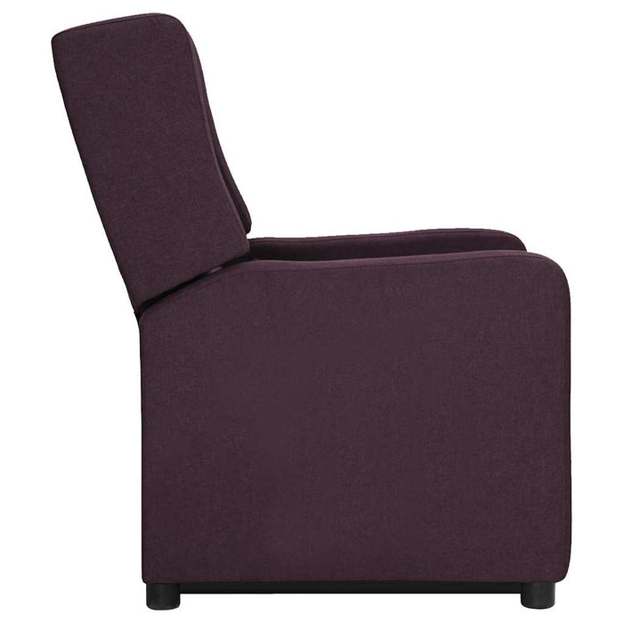 Fotoliu cu ridicare, violet, material textil WALTI