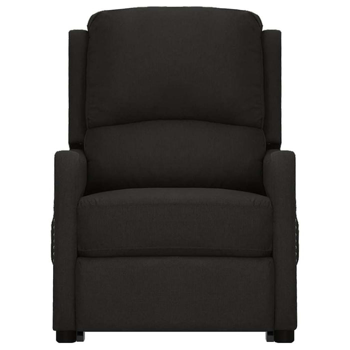 Fotoliu cu ridicare, negru, material textil WALTI