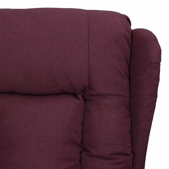 Fotoliu cu ridicare, violet, material textil WALTI