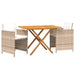 Set mobilier de grădină cu perne, 3 piese, bej - WALTI WALTI