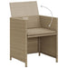 Set mobilier de grădină cu perne, 3 piese, bej - WALTI WALTI