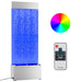 Coloană cu bule cu LED-uri RGB oțel inoxidabil/acrilic 110 cm - WALTI WALTI