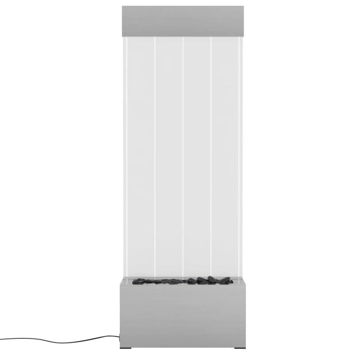 Coloană cu bule cu LED-uri RGB oțel inoxidabil/acrilic 110 cm - WALTI WALTI