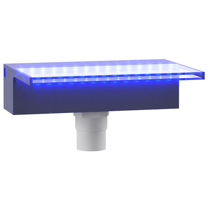 Deversor de cascadă cu LED-uri RGB, acrilic, 30 cm - WALTI WALTI