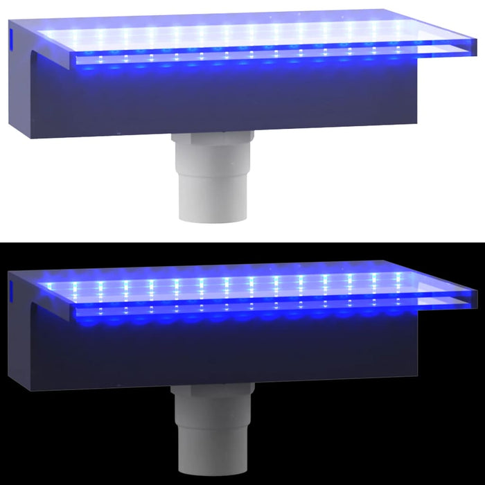 Deversor de cascadă cu LED-uri RGB, acrilic, 30 cm - WALTI WALTI