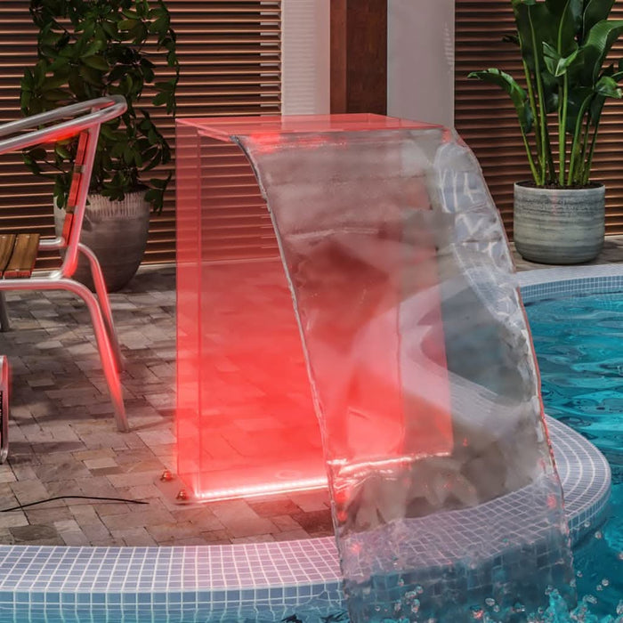 Fântână de piscină cu LED-uri RGB, acril, 51 cm - WALTI WALTI