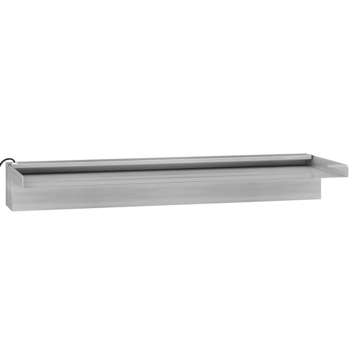 Deversor de cascadă cu LED-uri RGB, 60 cm, oțel inoxidabil - WALTI WALTI