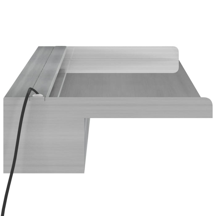 Deversor de cascadă cu LED-uri RGB, 90 cm, oțel inoxidabil - WALTI WALTI