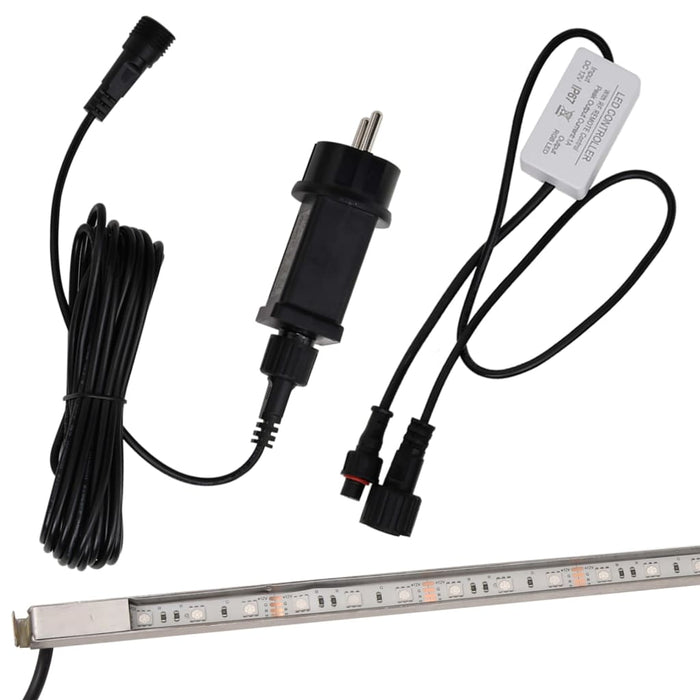 Deversor de cascadă cu LED-uri RGB, 90 cm, oțel inoxidabil - WALTI WALTI