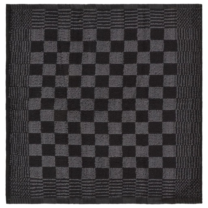 Set de prosoape, 10 buc., negru și gri, bumbac - WALTI WALTI