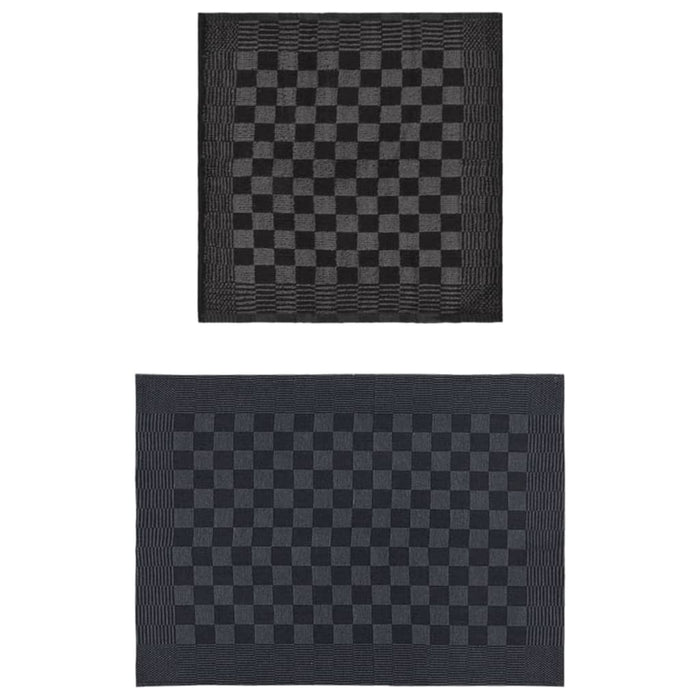 Set de prosoape, 20 buc., negru și gri, bumbac - WALTI WALTI