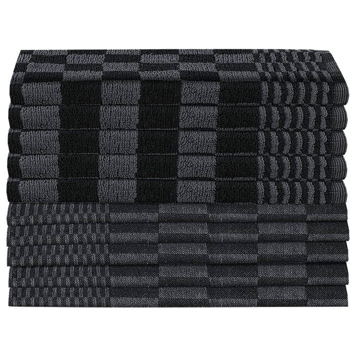 Set de prosoape, 20 buc., negru și gri, bumbac - WALTI WALTI